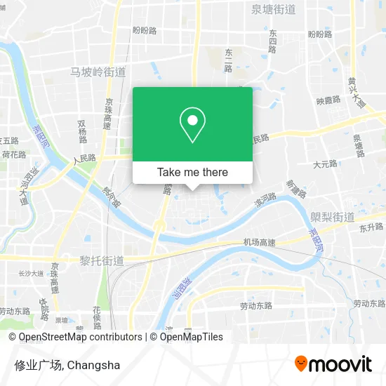 修业广场 map
