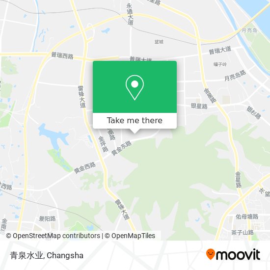 青泉水业 map
