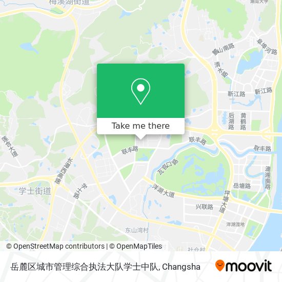 岳麓区城市管理综合执法大队学士中队 map