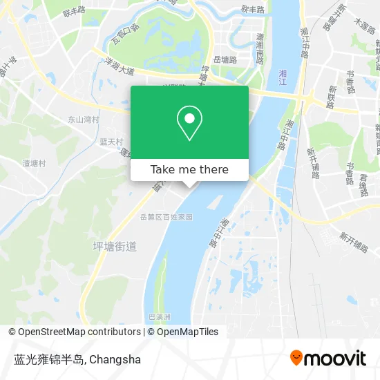 蓝光雍锦半岛 map