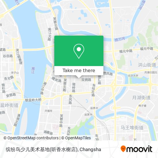 缤纷鸟少儿美术基地(听香水榭店) map