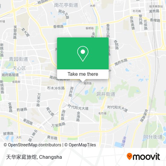 天华家庭旅馆 map
