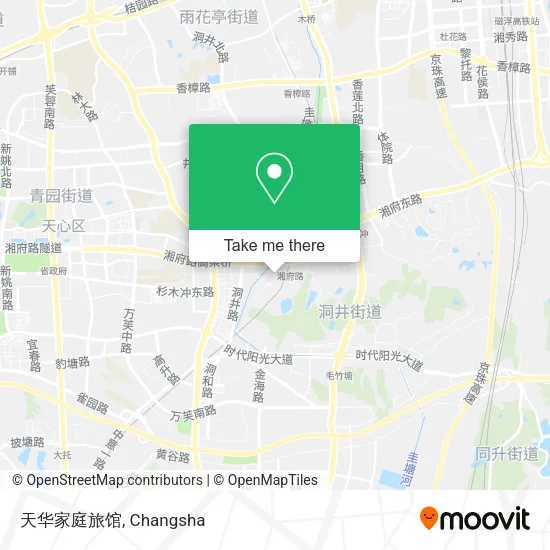 天华家庭旅馆 map