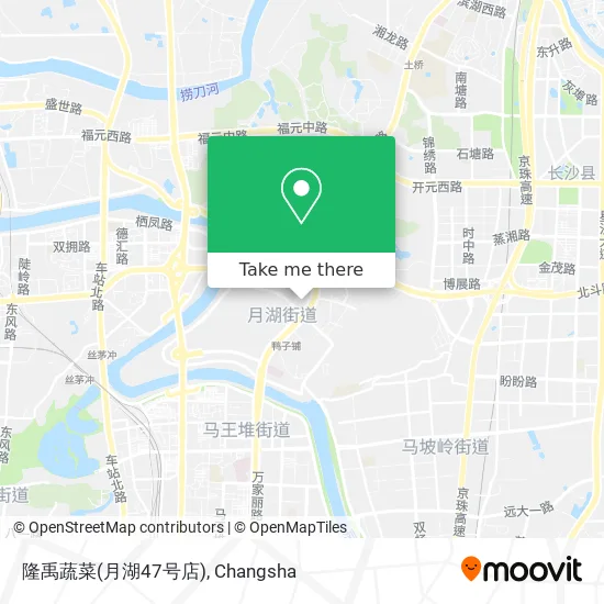 隆禹蔬菜(月湖47号店) map