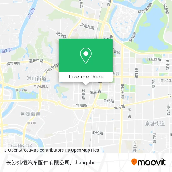 长沙炜恒汽车配件有限公司 map