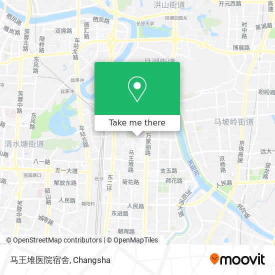 马王堆医院宿舍 map