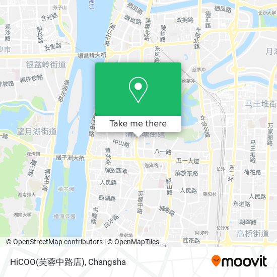 HiCOO(芙蓉中路店) map