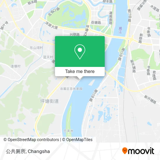 公共厕所 map