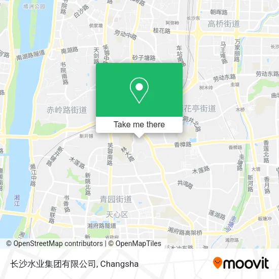 长沙水业集团有限公司 map