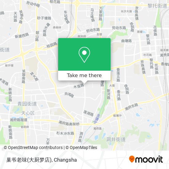 巢爷老味(大厨梦店) map