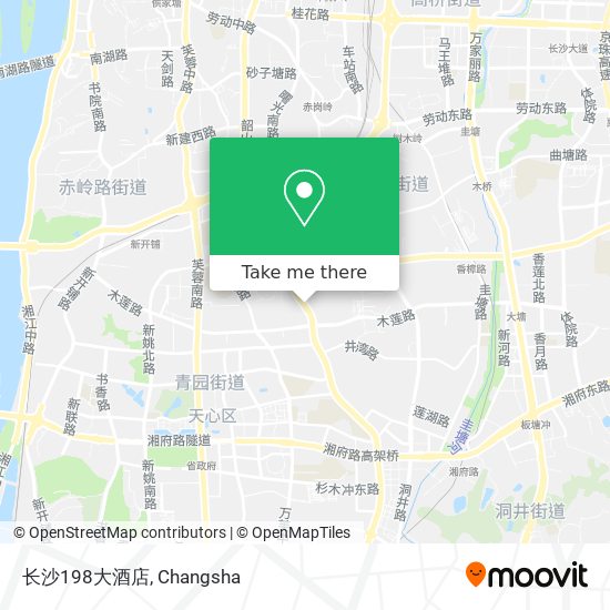 长沙198大酒店 map