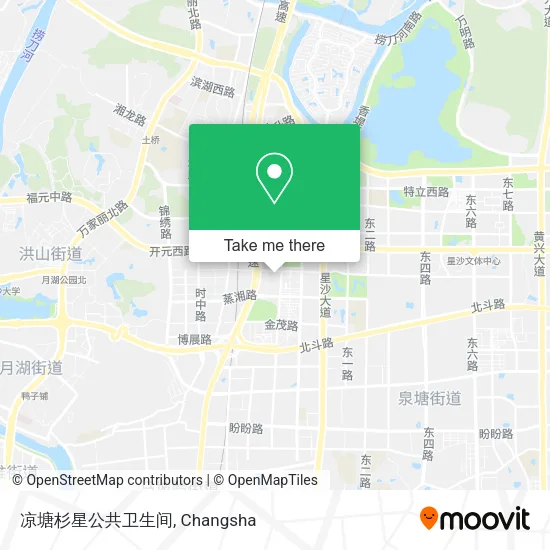 凉塘杉星公共卫生间 map