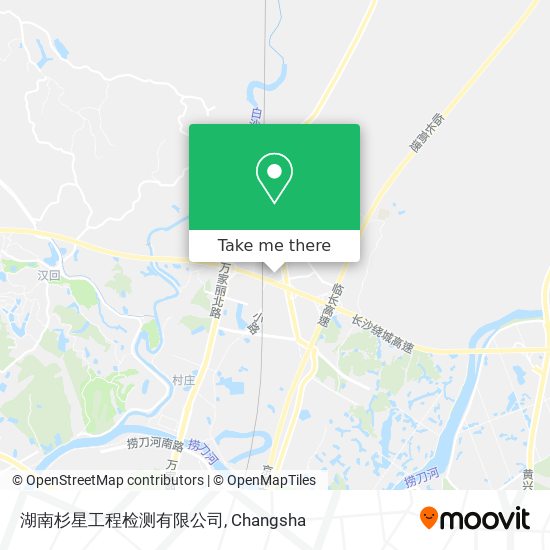 湖南杉星工程检测有限公司 map