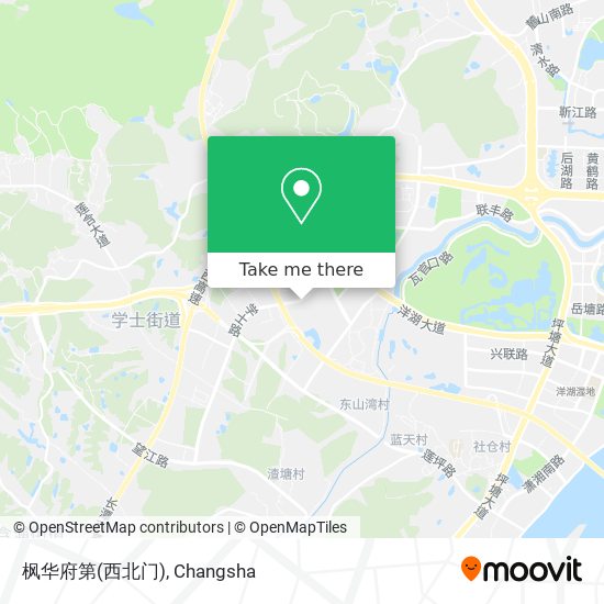 枫华府第(西北门) map
