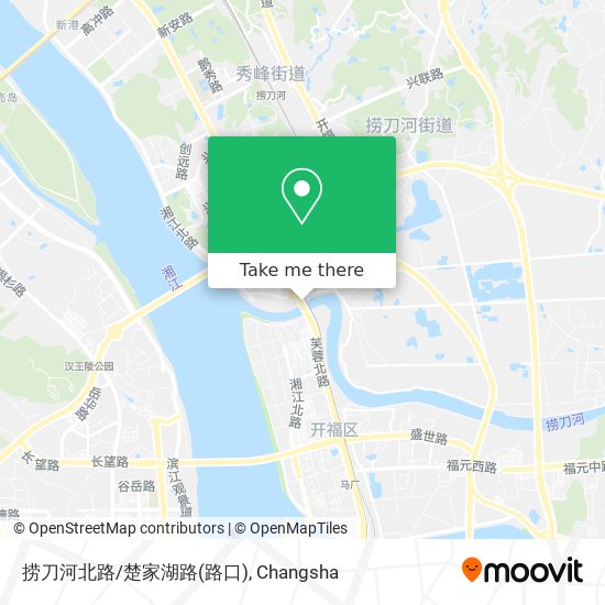 捞刀河北路/楚家湖路(路口) map