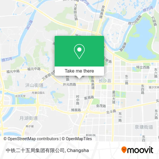 中铁二十五局集团有限公司 map
