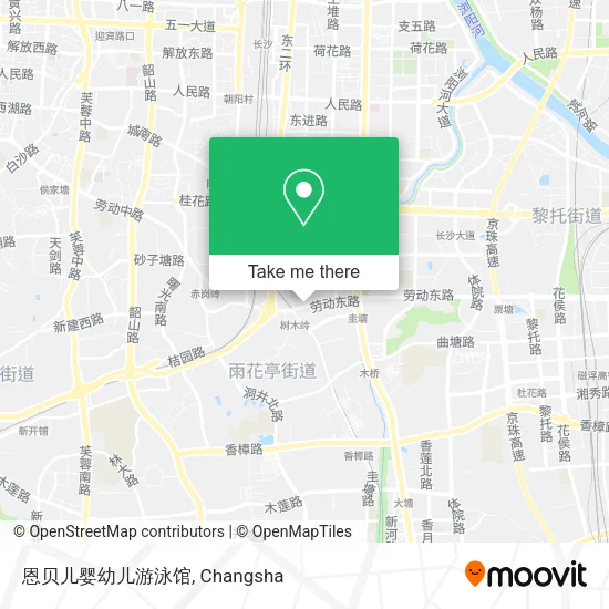 恩贝儿婴幼儿游泳馆 map