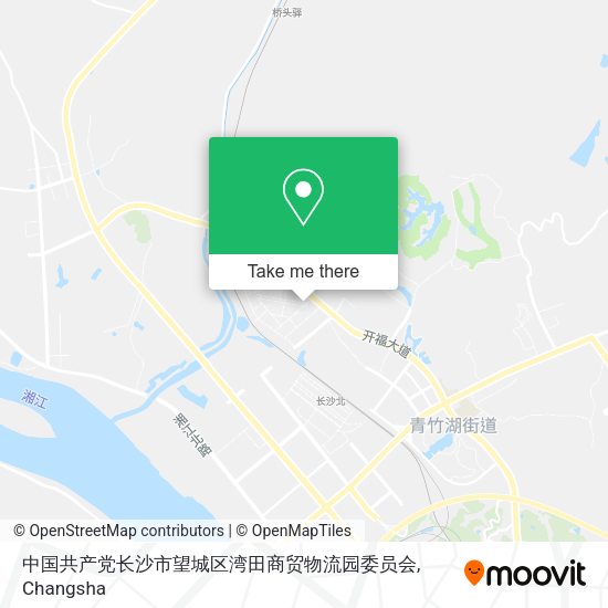 中国共产党长沙市望城区湾田商贸物流园委员会 map
