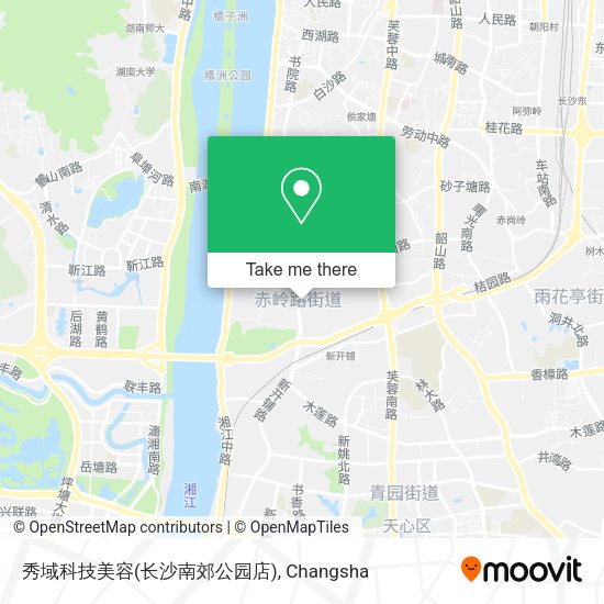 秀域科技美容(长沙南郊公园店) map