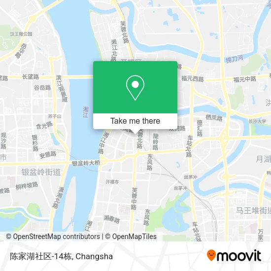 陈家湖社区-14栋 map