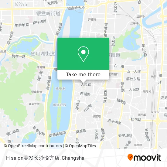 H salon美发长沙悦方店 map