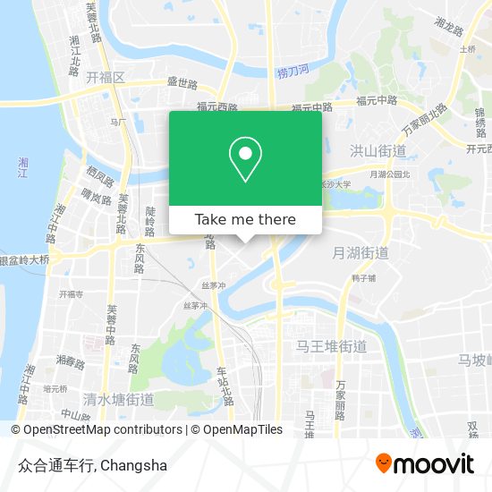 众合通车行 map