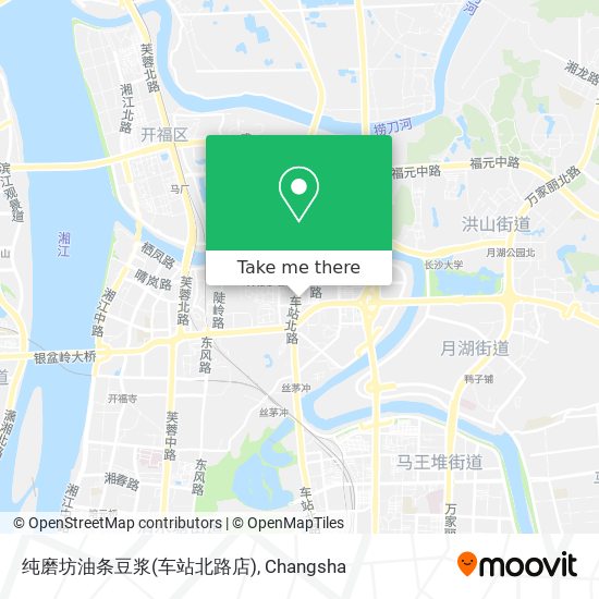 纯磨坊油条豆浆(车站北路店) map