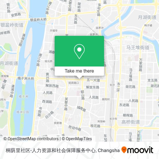 桐荫里社区-人力资源和社会保障服务中心 map