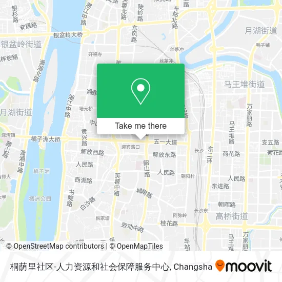 桐荫里社区-人力资源和社会保障服务中心 map