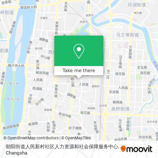 朝阳街道人民新村社区人力资源和社会保障服务中心 map