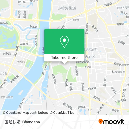 圆通快递 map