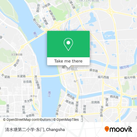 清水塘第二小学-东门 map