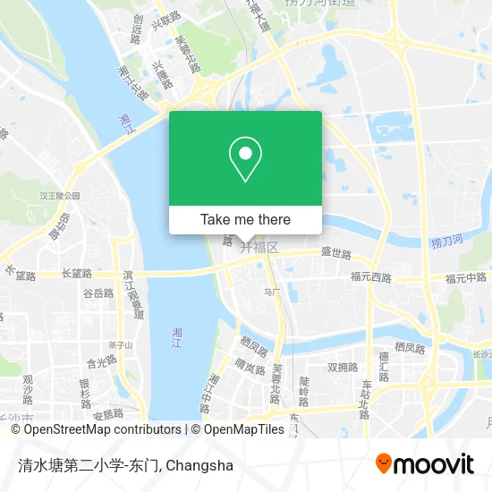 清水塘第二小学-东门 map