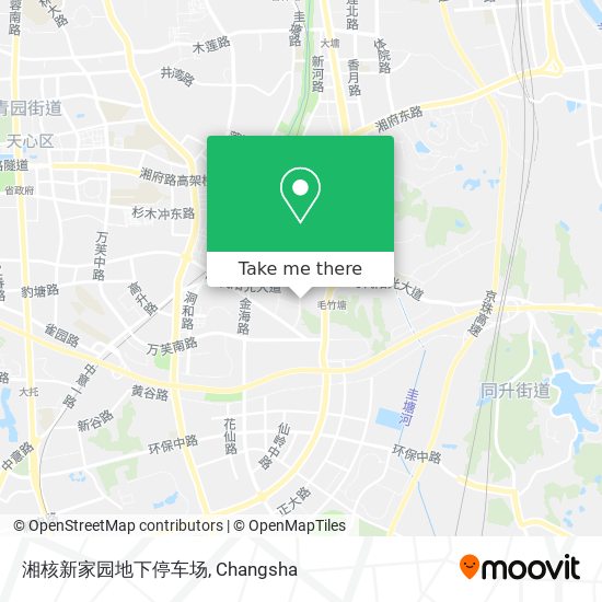 湘核新家园地下停车场 map