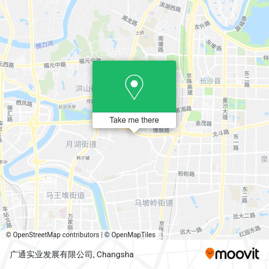 广通实业发展有限公司 map