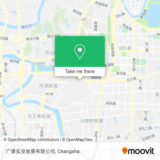 广通实业发展有限公司 map