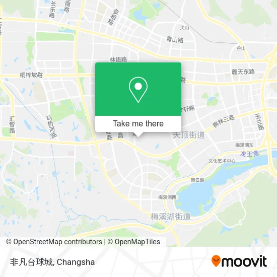 非凡台球城 map