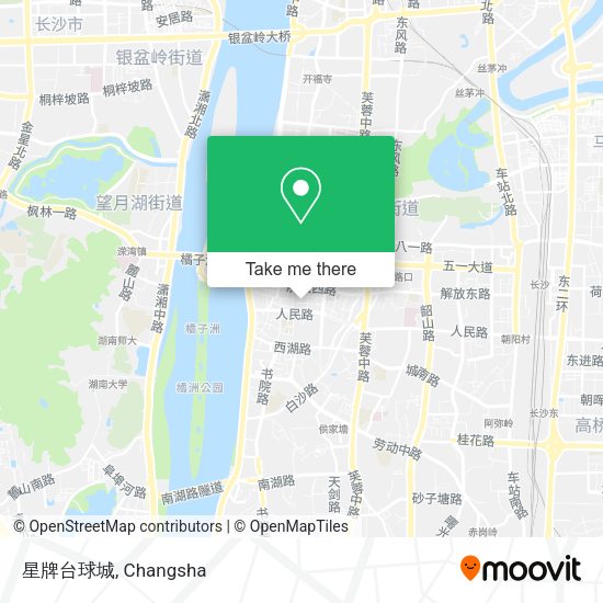 星牌台球城 map