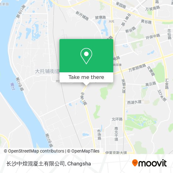 长沙中煌混凝土有限公司 map