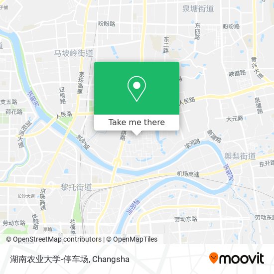 湖南农业大学-停车场 map