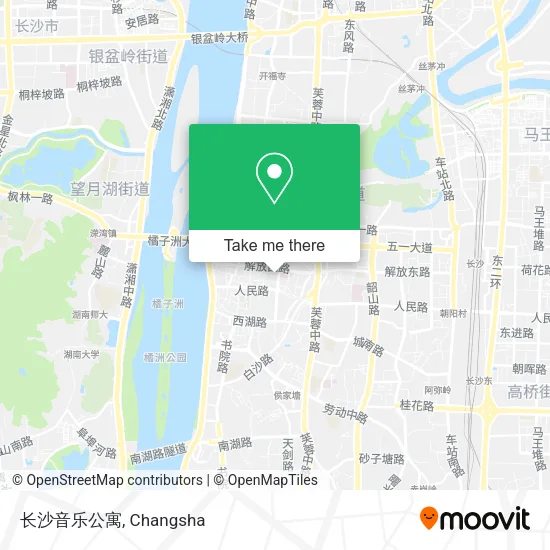 长沙音乐公寓 map