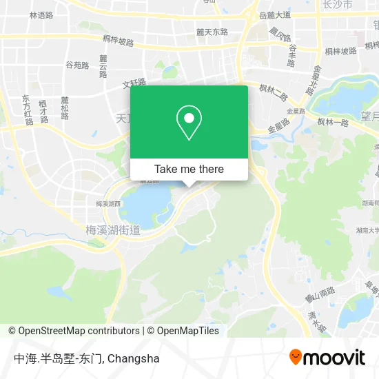 中海.半岛墅-东门 map