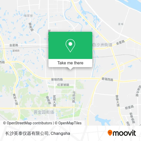 长沙英泰仪器有限公司 map