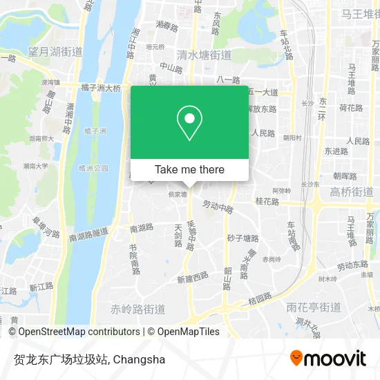 贺龙东广场垃圾站 map