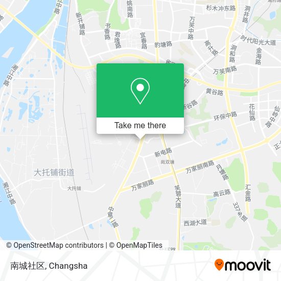 南城社区 map