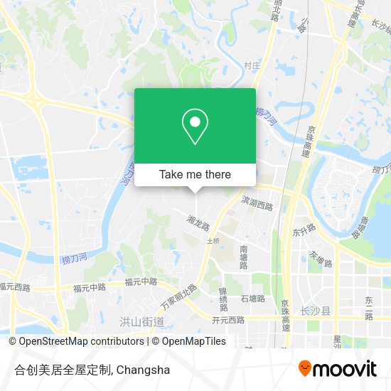 合创美居全屋定制 map