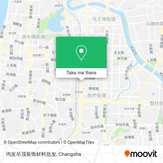鸿发吊顶装饰材料批发 map