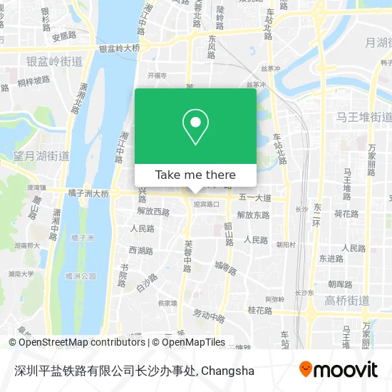 深圳平盐铁路有限公司长沙办事处 map