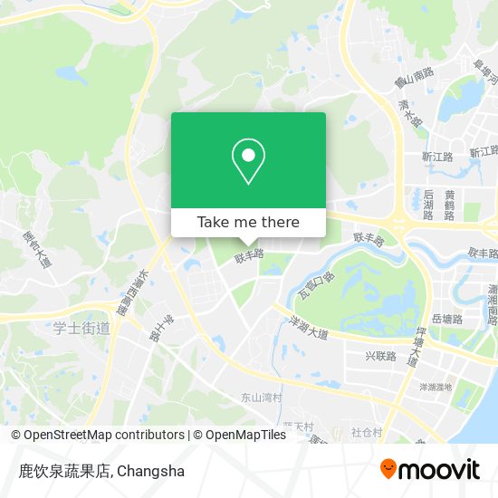 鹿饮泉蔬果店 map