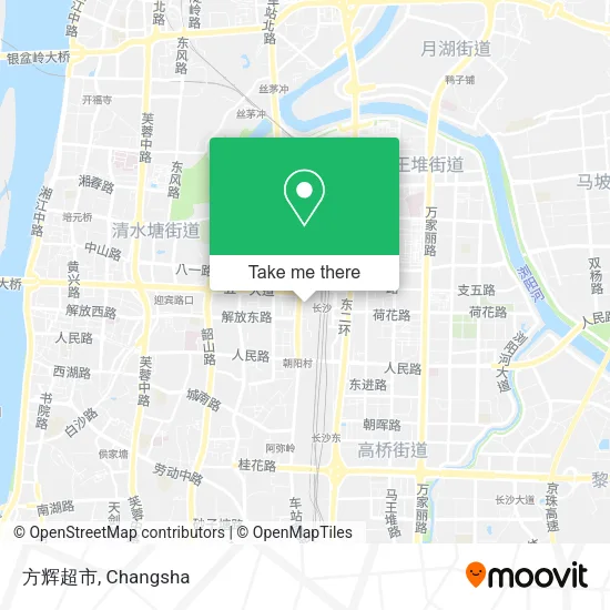 方辉超市 map